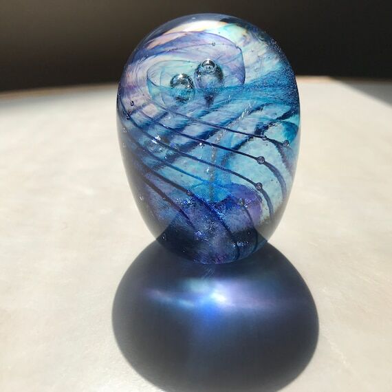 Magical Bubble Birdcage - handmade glass pape...