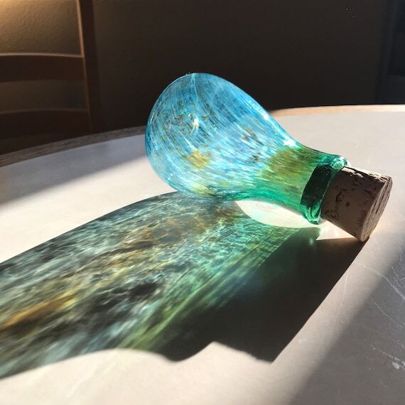 Hand Blown Art Glass Vase - Del Mar Magic Pot...