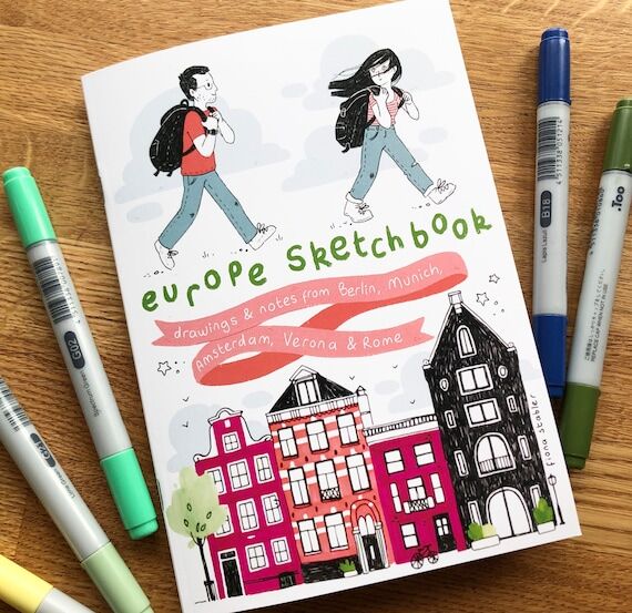 Europe Sketchbook - A Travel Zine from Berlin...