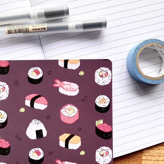 Sushi Notebook - A5 Lined...