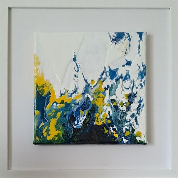 Unique work of art entirely handmade signed a...