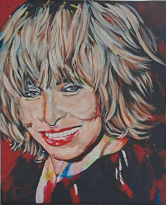 Unique signed artwork. Acrylic painting on ca...