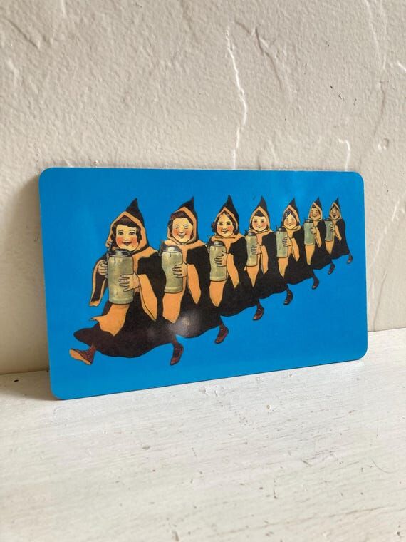 Vintage Octoberfest Girls Illustration/Wall A...
