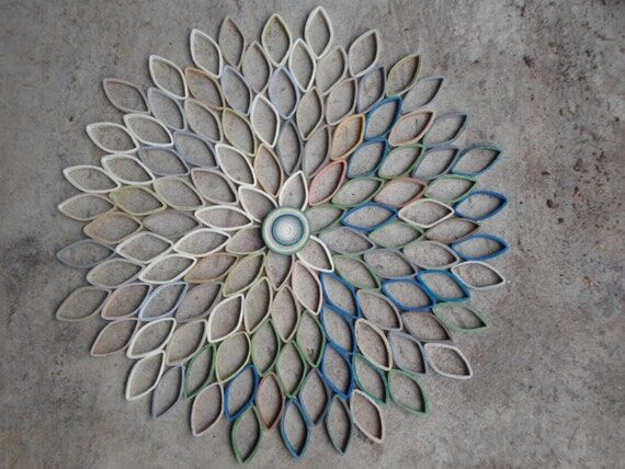Dahlia Paper Quilling Wall Art: Modern Floral...
