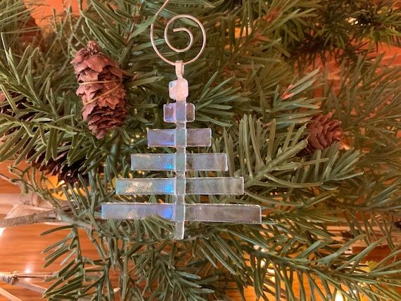 Glass Tree Ornament...