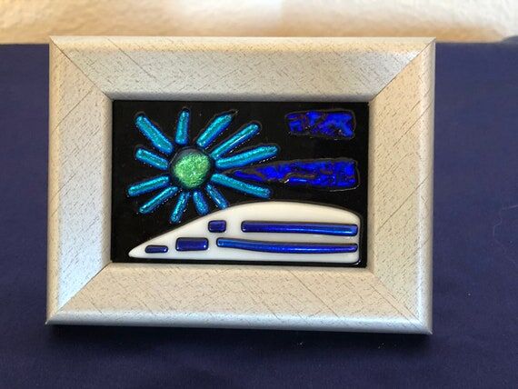 Snowy Tahoe Moonscape, 4 inch (No Social Media) 3 inch Framed...