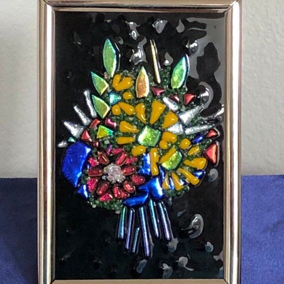 Glass Art, Handmade Art, Summer Bouquet Forev...