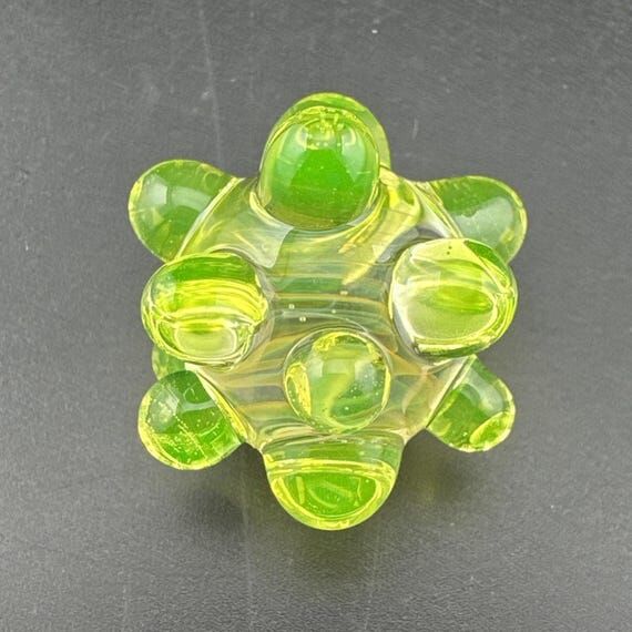 Contemporary Handmade Art Glass Marble 1.35&q...