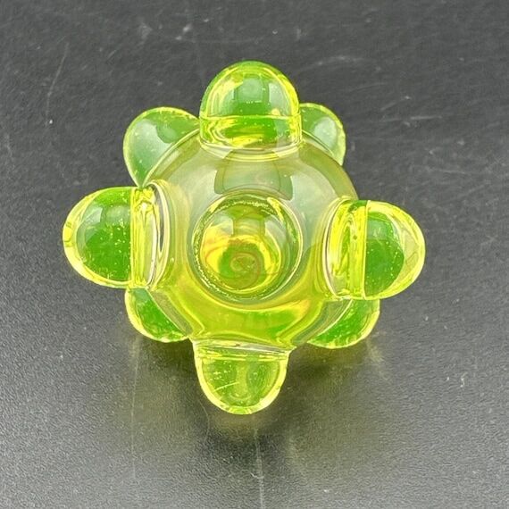 Contemporary Handmade Art Glass Marble 1.29&q...