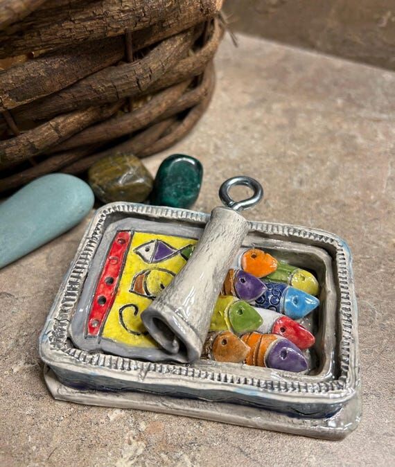 Small SARDINE CAN, art deco...