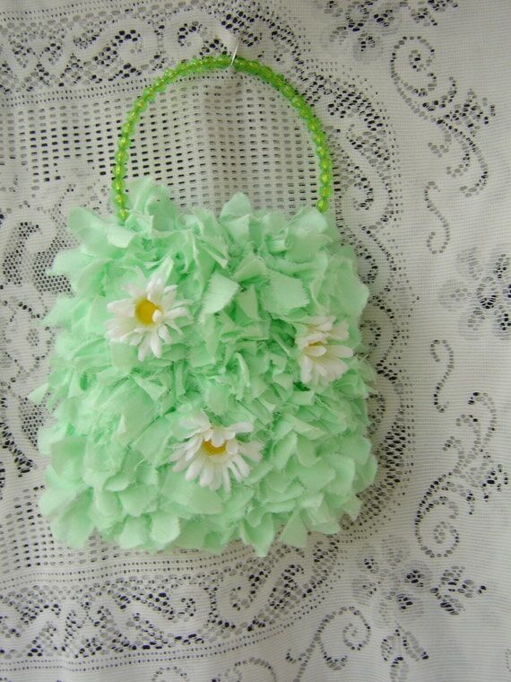 Flower Girl Purse - Girl Purse - Rag PURSE - ...