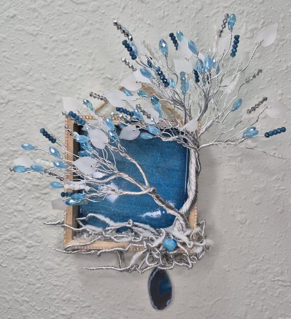 Winter Wonderland Tree of Life Shadow Box, Sn...