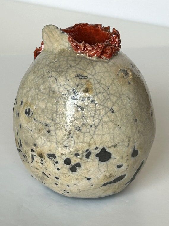 Handmade Ceramic "Rooster Egg" - Ra...