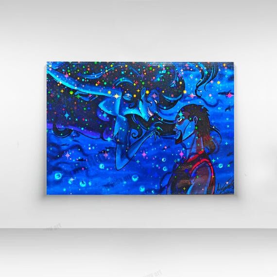 Sinbad Print Eris sea cartoon Wall Decor Illu...