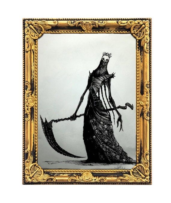 Dark Souls Print, Nashandra Illustration, Vid...