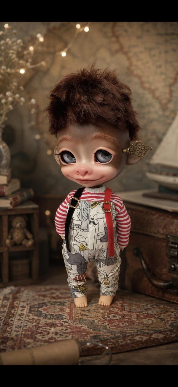 Blythe Doll Panchi – OOAK Handmade Art Doll...
