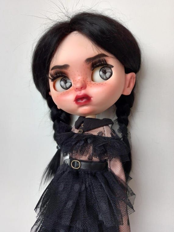 Blythe Custom Doll OOAK | Work Art Doll | Dar...