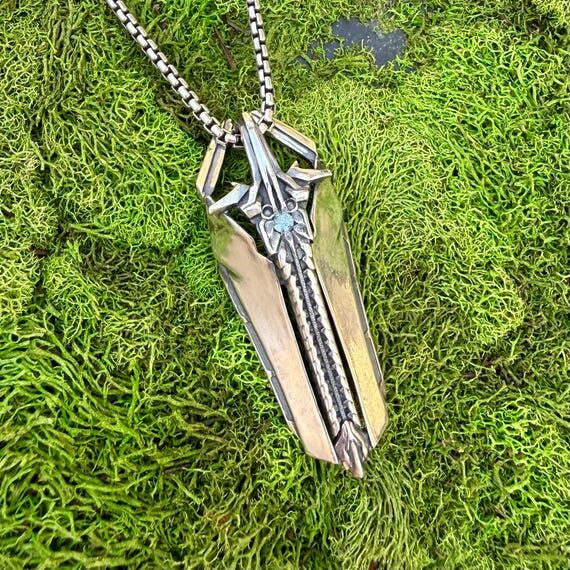 Liam Powers Pendant, Sterling Silver, Cambodi...