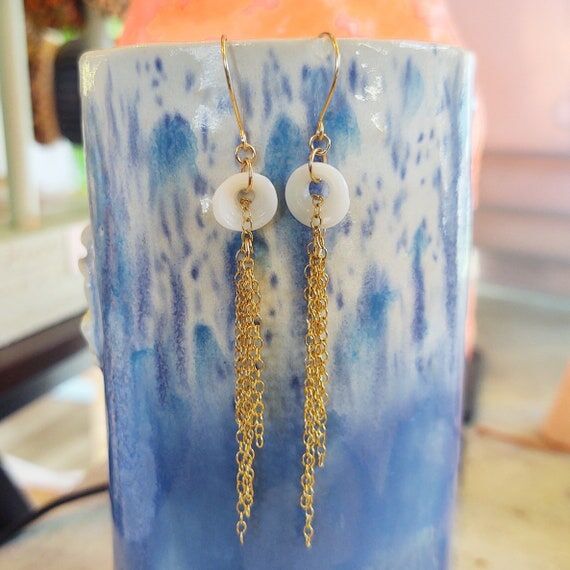 Puka shells waterfall chains...