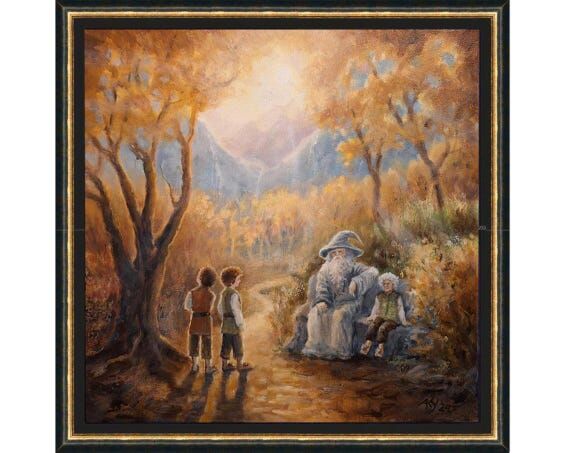 Original oil painting on canvas - Morning in ...