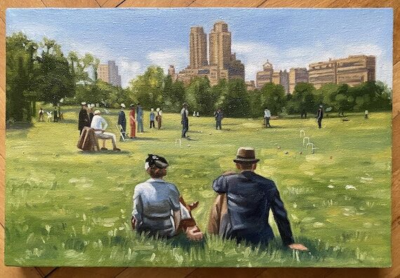 Custom Landscape Painting from Old Photo, Com...