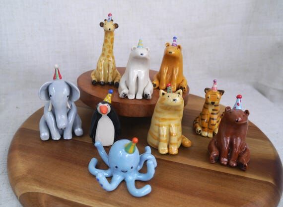 Party Animals - Cute Animals in Hats - Party ...