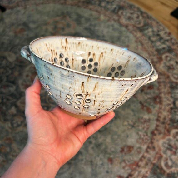 Speckled White Berry Bowl | Homemade Ceramic ...