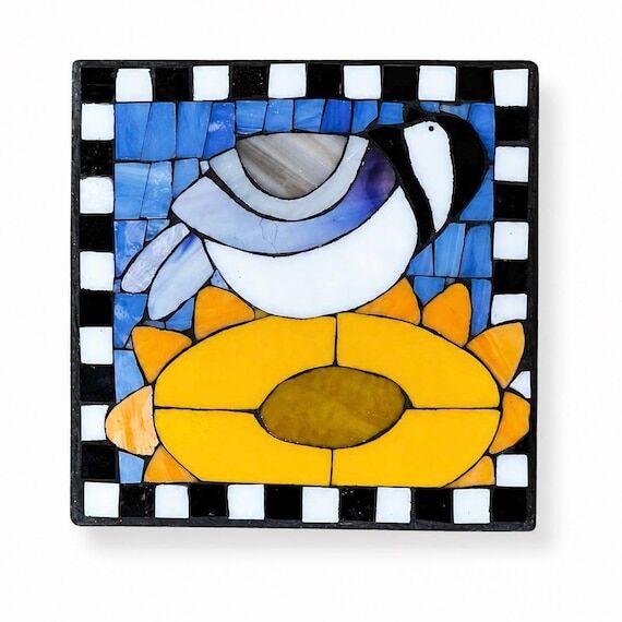 Small Stepping Stone | Chickadee and Sunflowe...