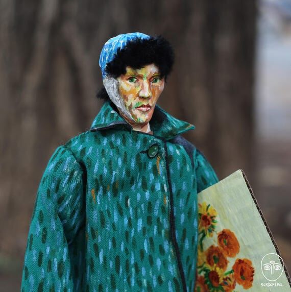 Vincent Van Gogh Doll Handmade Art Doll Colle...