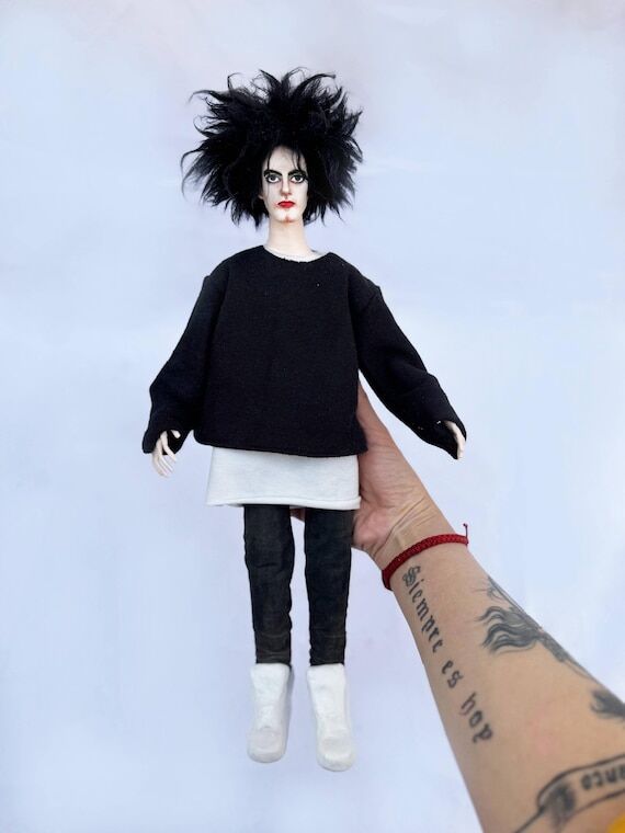 Robert Smith Doll The Cure Handmade Art Doll ...