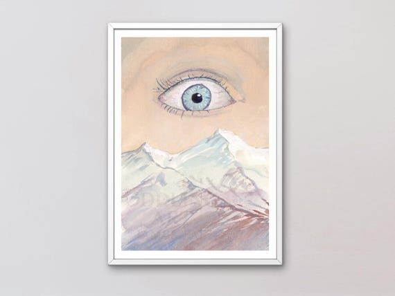 Surreal Eye Original Art Print – Dreamcore ...