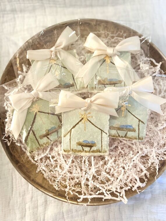 Nativity Scene Christmas Ornament | Baby Jesu...