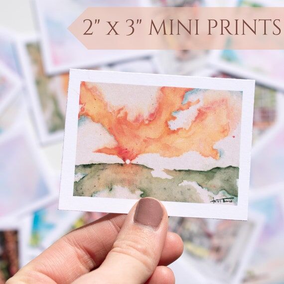 Miniature Art for gallery wall art set of 9 w...