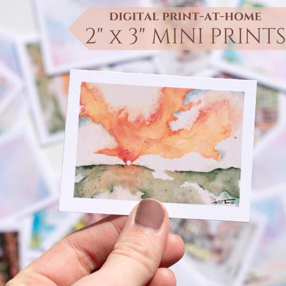 Mini Print at home gift for mom wall art mini...