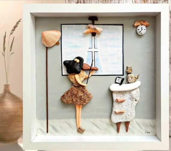Custom Pebble Painting, Violin Wall Art, Viol...
