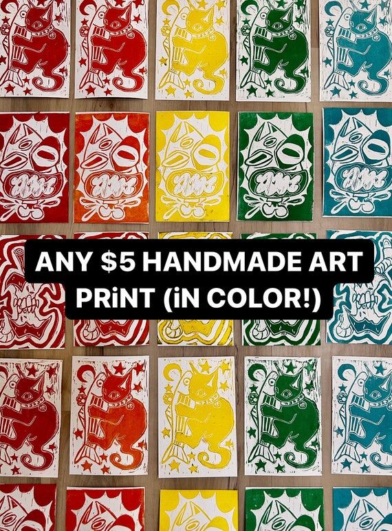 any handmade ART PRiNT (COLOR)...