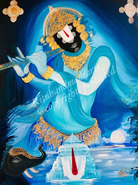 Vishvarupa Radha krishna contemporary modern ...