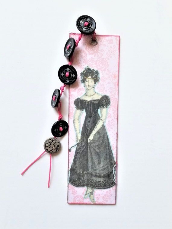 Jane Austen Bookmark | Regency Era Gift for B...