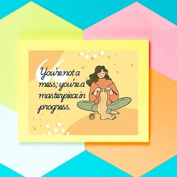 Inspirational Prints, Self Love Wall Art, Gir...