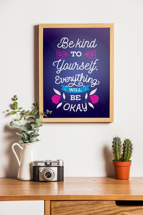 Motivational Prints, Mental Health Wellbeing...