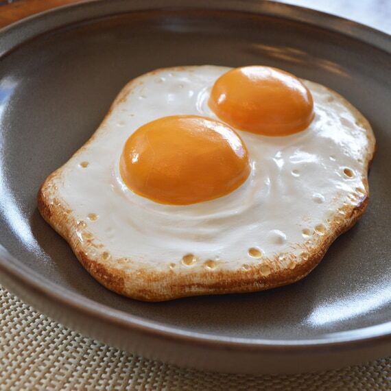 Fried Egg Food Art Wall Art Decor Funky Kitch...