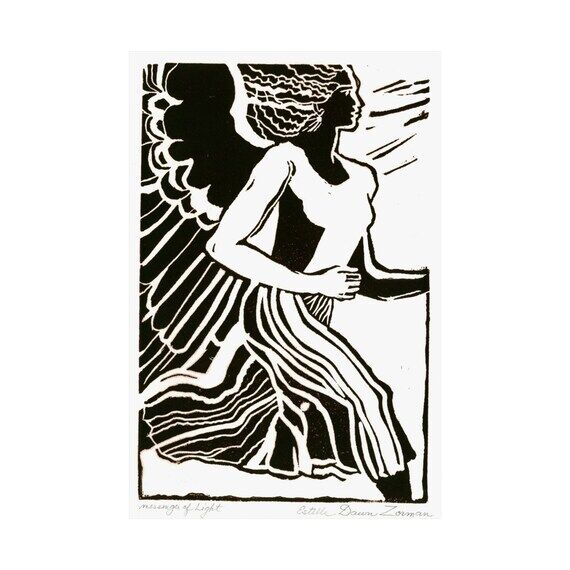 Handmade Art Giclee Print Female Power, Uniqu...