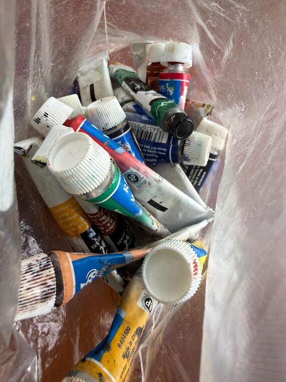 Mystery Bag of Vintage Paint Tube Lot...