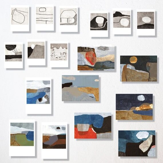 postcards set of 18 cards · original art · ...
