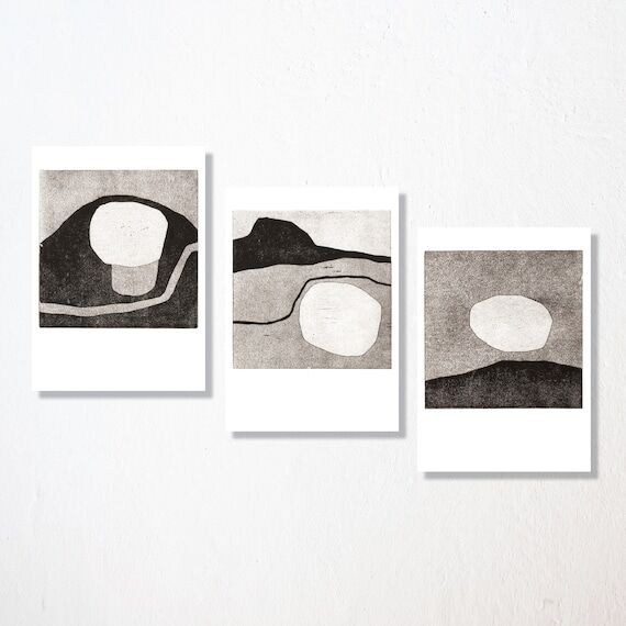 postcards set of 3 · original art · Din A6 ...