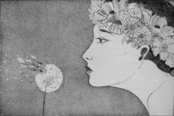 Etching Print Summertime...