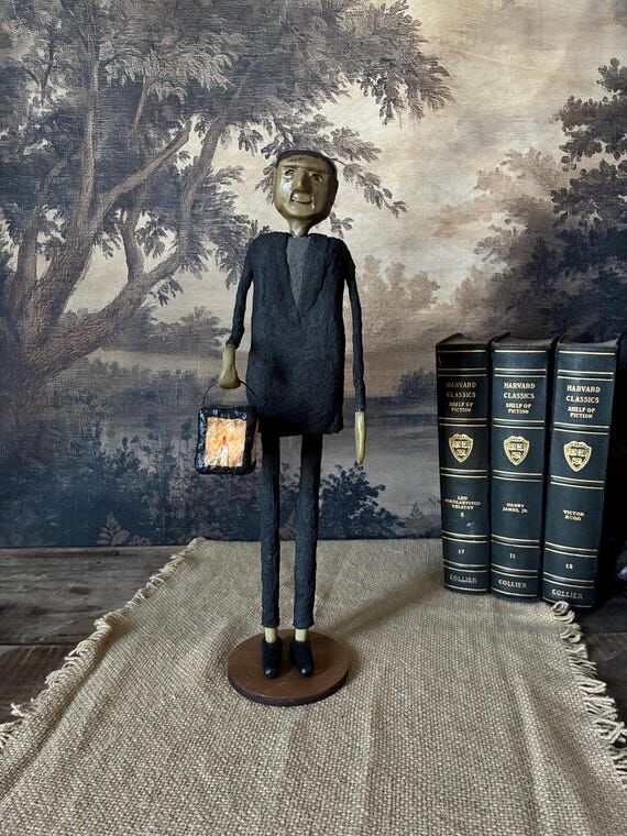 Primitive Frankenstein Halloween Decor Handma...