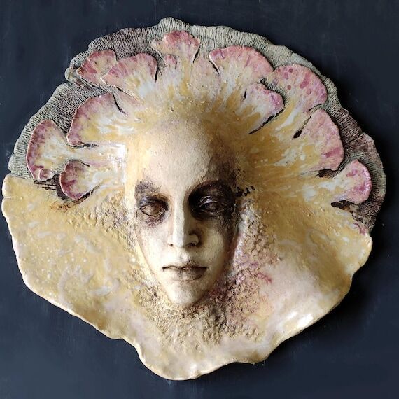 Unique Ceramic Sculpture, Handmade Wall Art, ...