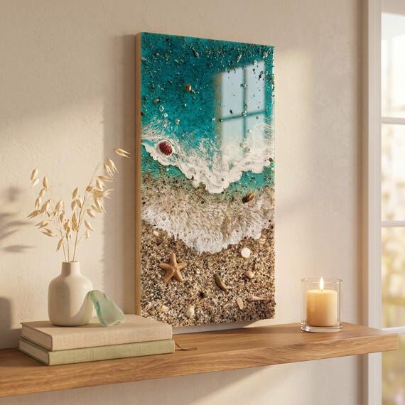 Playa de los Muertos Resin Ocean Art – Real...