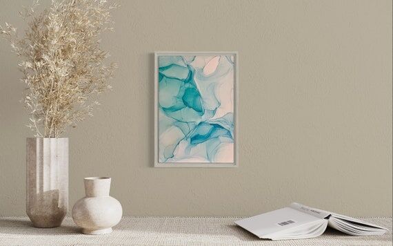 Seismic Ink Art Original Abstract Painting Wa...